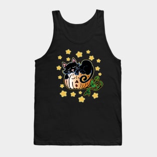 Halloween Black Cat Tank Top